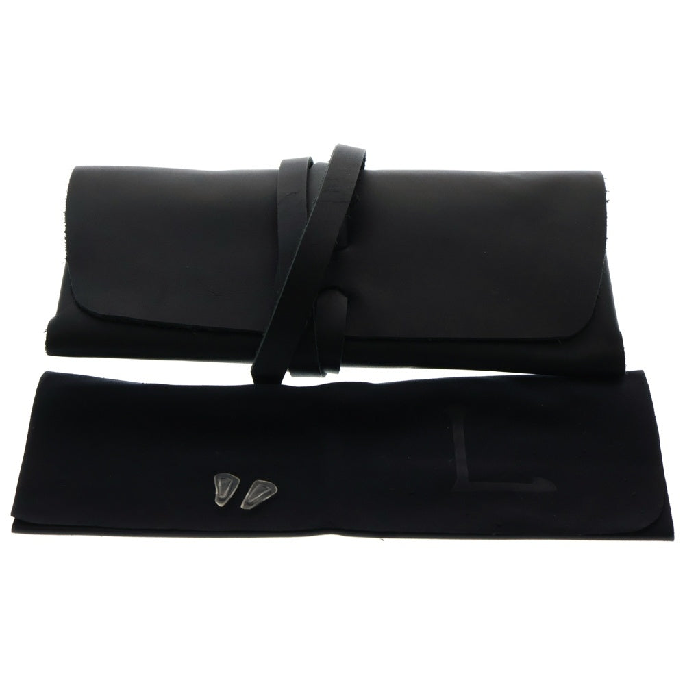 Yohji Yamamoto POUR HOMME(ヨウジヤマモト プールオム) スクエアシェイプ 変形テンプル 眼鏡 サングラス アイウェア ブラック YY3029 002