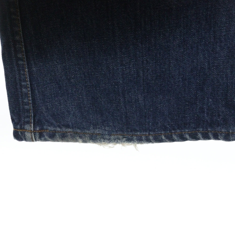 Levi's(リーバイス) 70S VINTAGE 646-0217 ヴィンテージ スモールe オレンジタブ ボタン裏刻印8 ジップフライフレアデニムパンツ ベルボトムジーンズ インディゴ