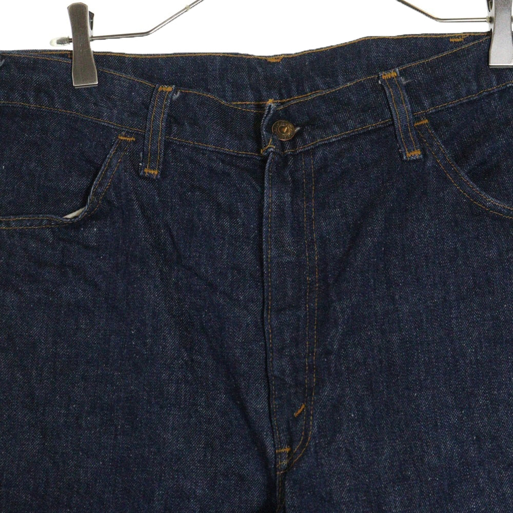Levi's(リーバイス) 70S VINTAGE 646-0217 ヴィンテージ スモールe オレンジタブ ボタン裏刻印4 ジップフライフレアデニムパンツ ベルボトムジーンズ インディゴ