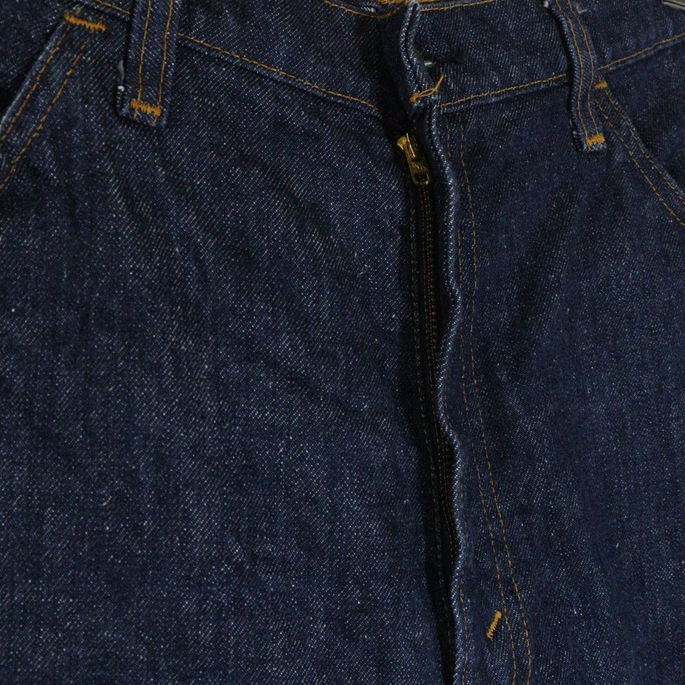 Levi's(リーバイス) 70S VINTAGE 646-0217 ヴィンテージ スモールe オレンジタブ ボタン裏刻印4 ジップフライフレアデニムパンツ ベルボトムジーンズ インディゴ