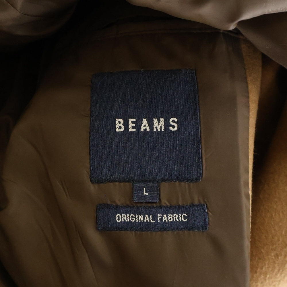 BEAMS(ビームス) ポリレーヨン チェスターロングコート アウター ブラウン 21F-BM071