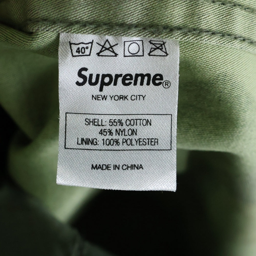 SUPREME(シュプリーム) 12AW ×Mark Gonzales M-51 Jacket マークゴンザレス ウッドランドカモ バックイラストプリント ライナー付 フーデッドミリタリージャケット グリーン/ブラウン
