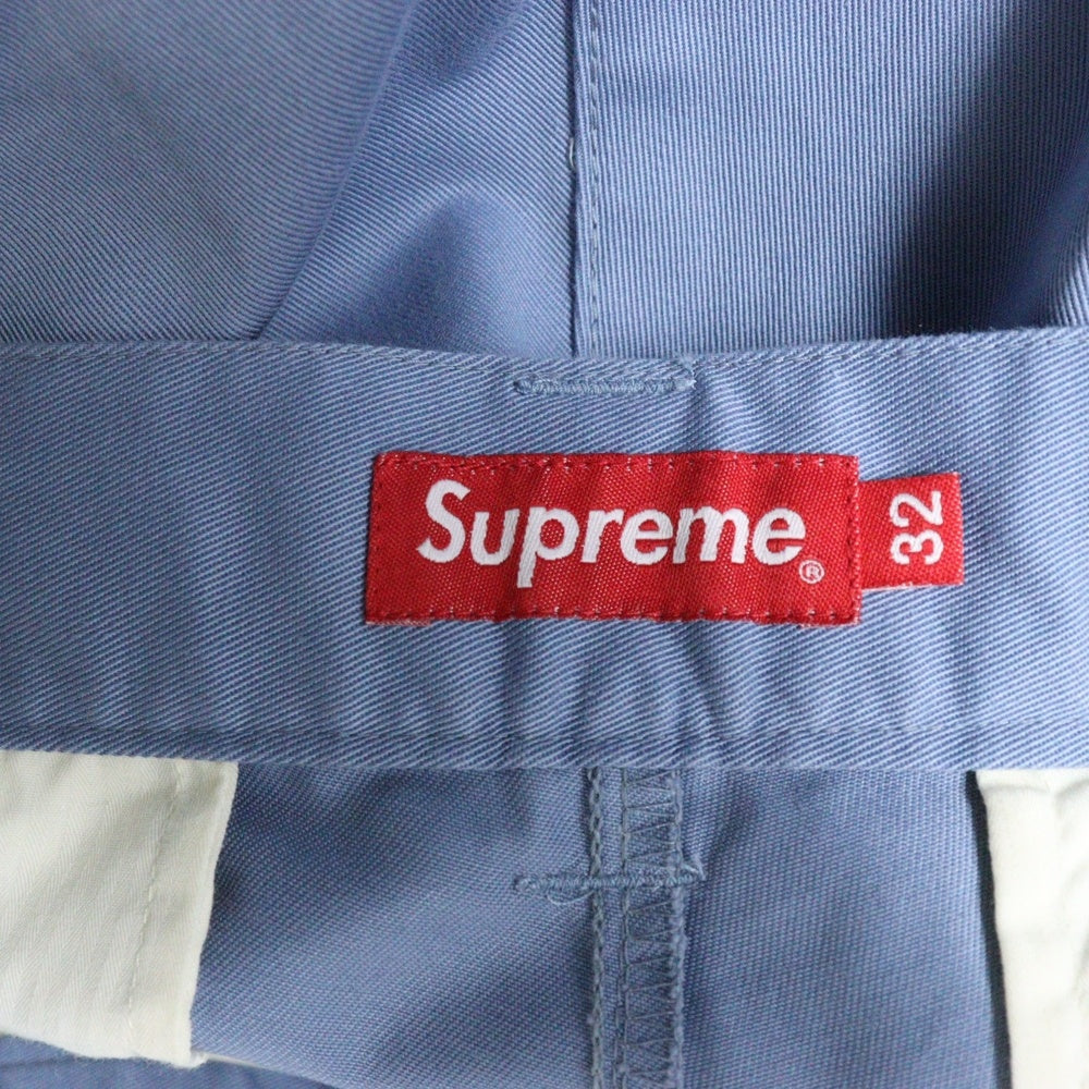 SUPREME(シュプリーム) 22SS Work Pant Slate ジップフライワークパンツ ブルー