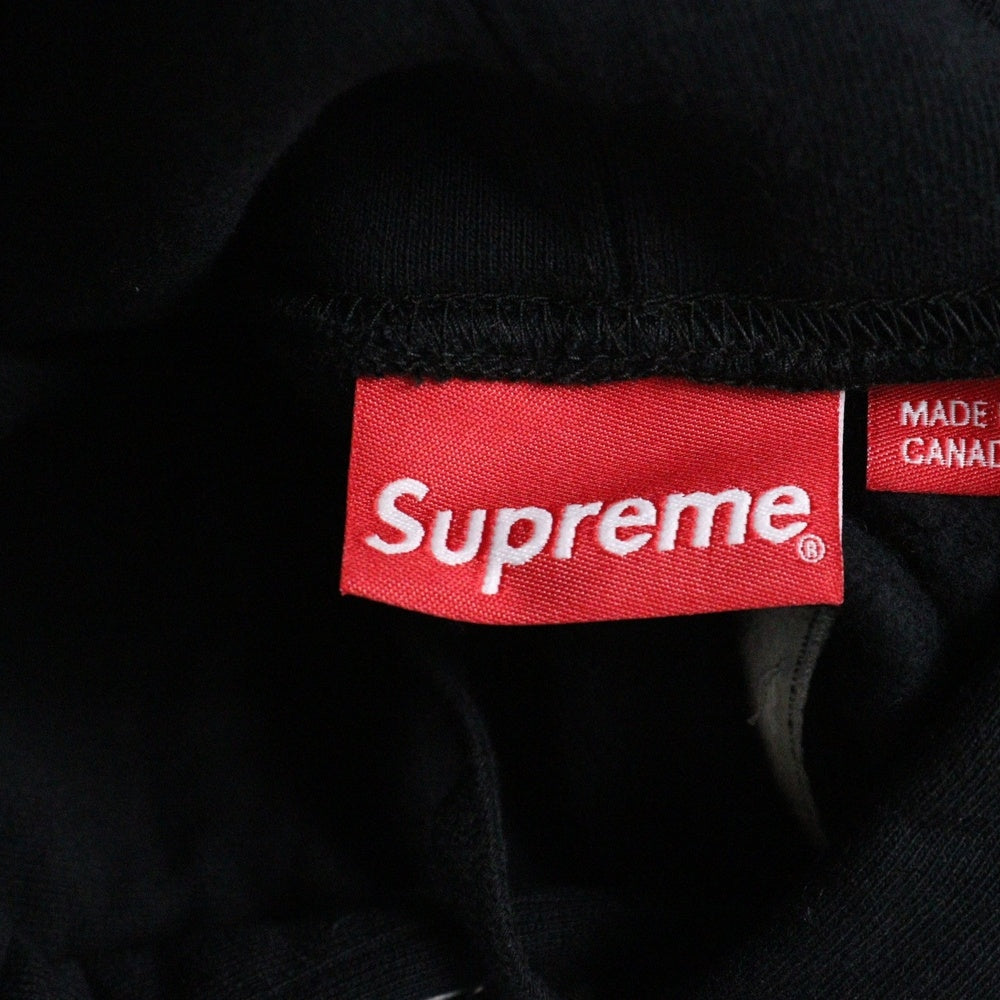 SUPREME(シュプリーム) 20AW ×ANTIHERO Hooded Sweatshirt アンタイヒーロー 両面ロゴ刺繍 スウェットプルオーバーパーカー フーディー ブラック