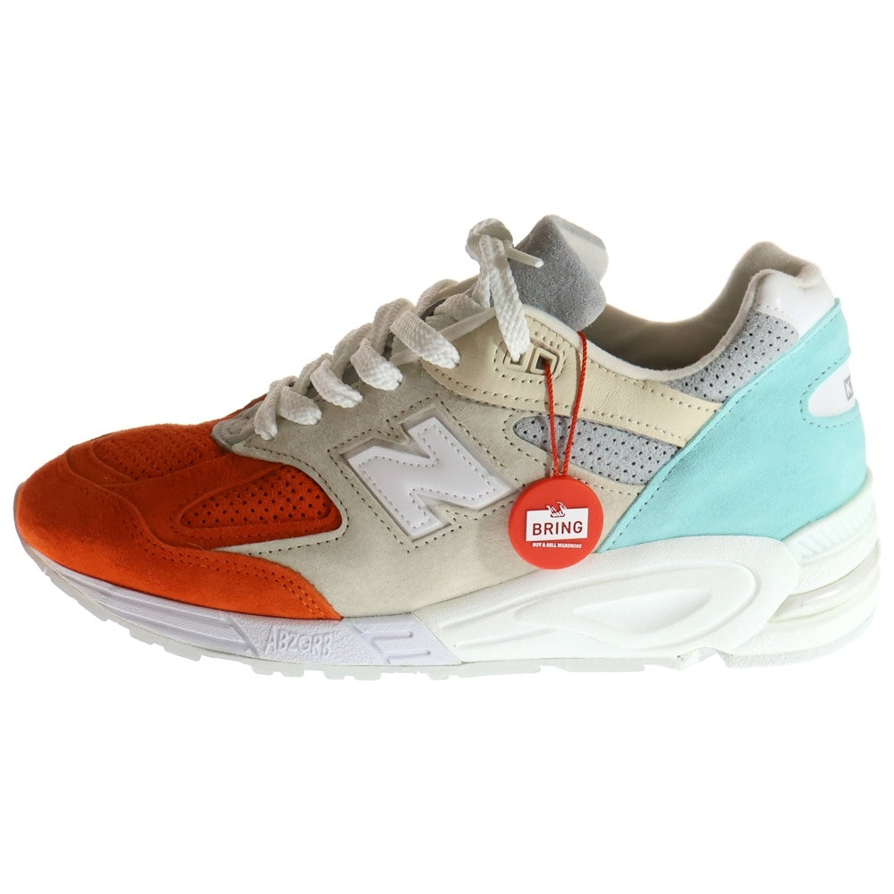 New Balance(ニューバランス) ×KITH M990KC2 990V2 CYCLADES キス キクラデス ローカットスニーカー ベージュ/オレンジ/ブルー US9/27cm