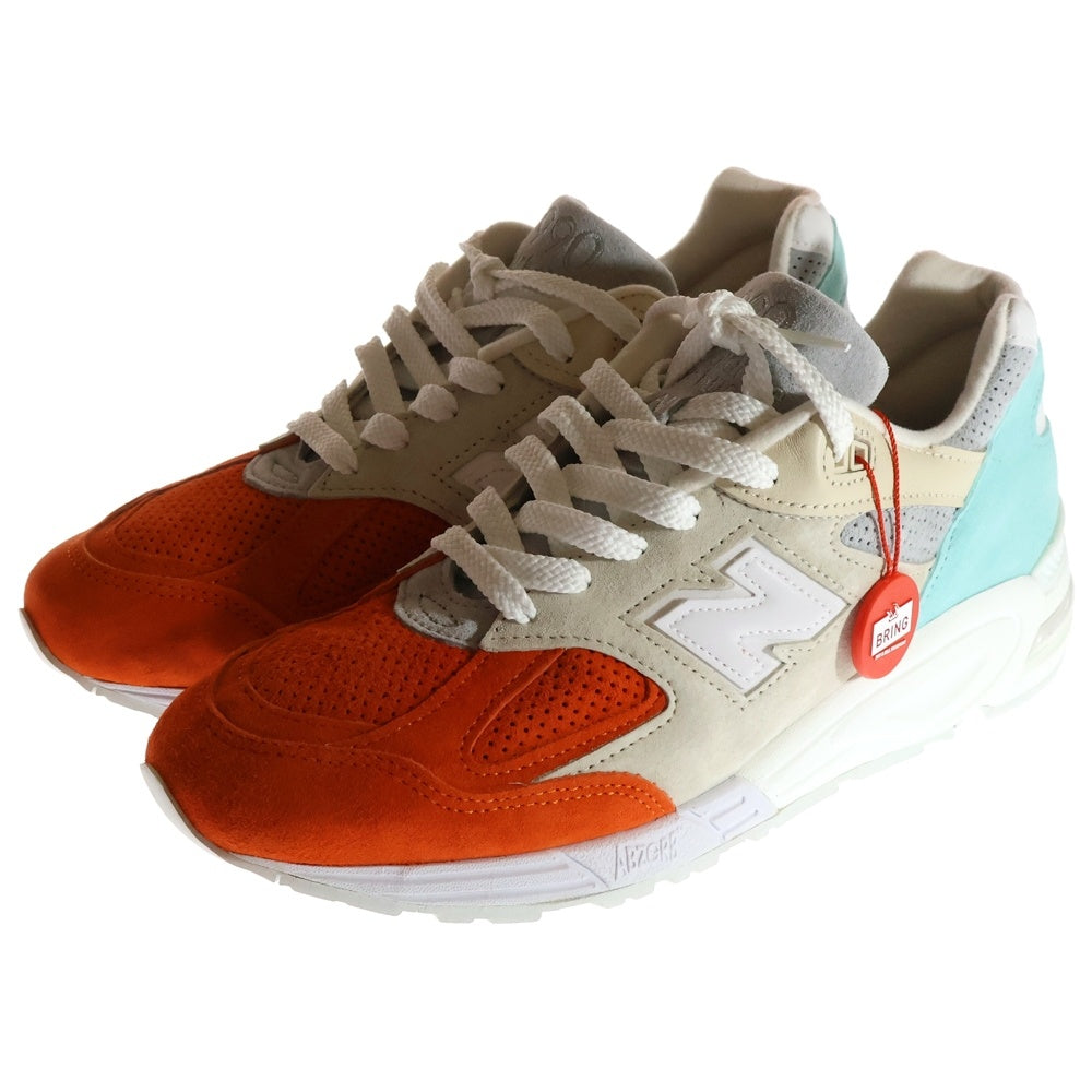 New Balance(ニューバランス) ×KITH M990KC2 990V2 CYCLADES キス キクラデス ローカットスニーカー ベージュ/オレンジ/ブルー US9/27cm