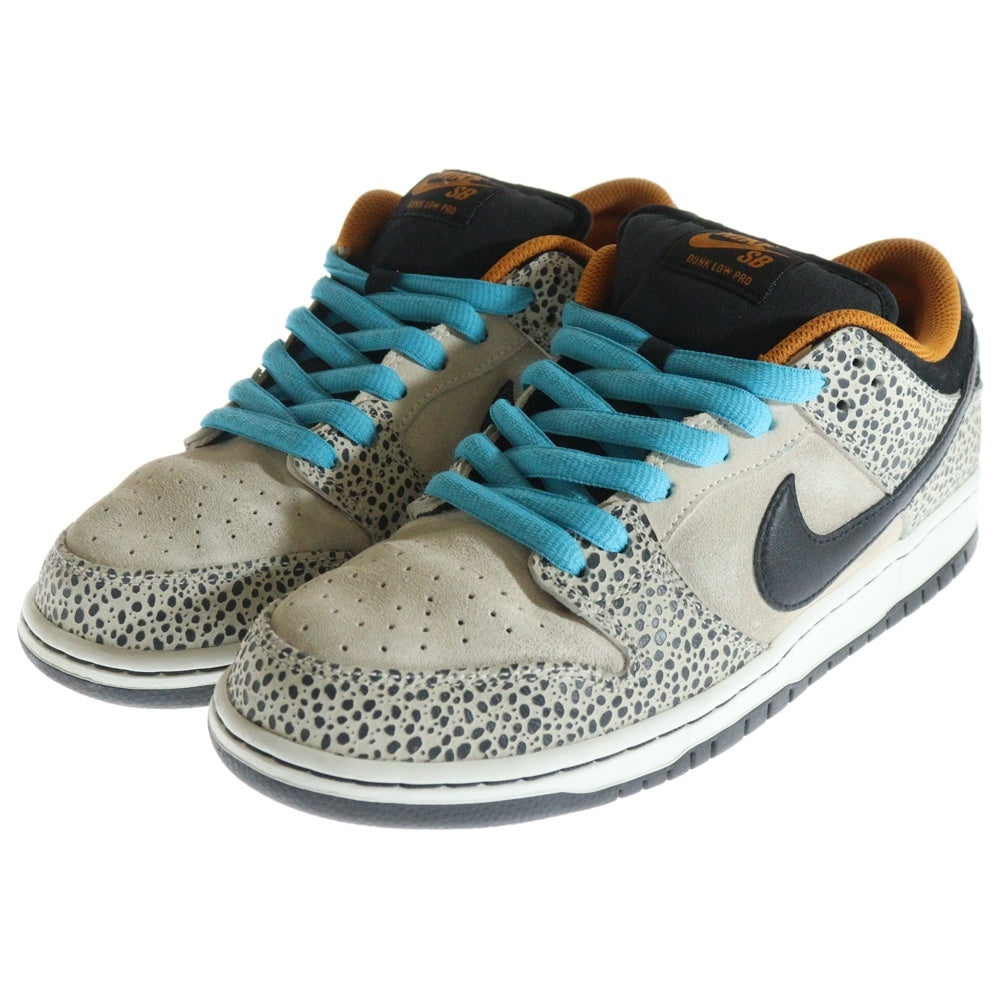 NIKE SB(ナイキエスビー) DUNK LOW PRO ELECTRIC SAFARI PHANTOM AND BLACK ダンク プロ エレクトリック サファリ ファントム アンド ブラック ローカットスニーカー US9/27cm FZ1233-002