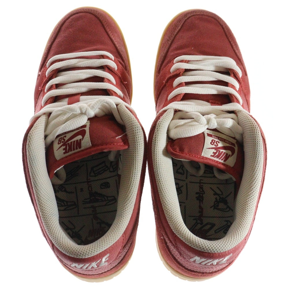 NIKE SB(ナイキエスビー) DUNK LOW ADOBE ダンク アドビ ローカットスニーカー レッド US9.5/27.5cm DV5429-600