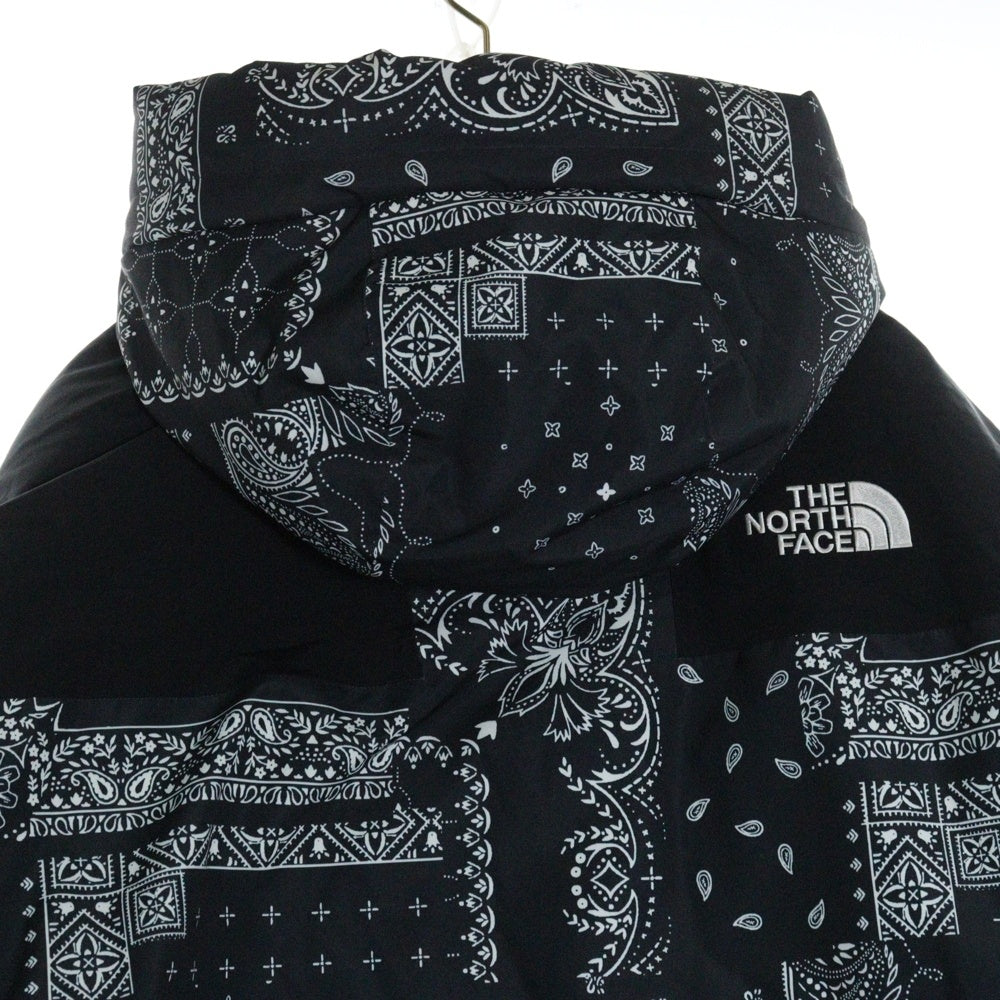 THE NORTH FACE(ザノースフェイス) NOVELTY ULTIMATE DOWN JACKET ノベルティ ユーティリティ フーデッド ダウンジャケット バンダナ 総柄 ネイビー NJ2DN63A