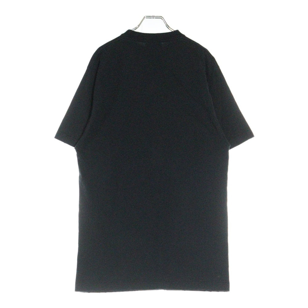 BALENCIAGA(バレンシアガ) スポーティーBロゴ クルーネック 半袖Tシャツ カットソー ブラック 681045 TLVN1