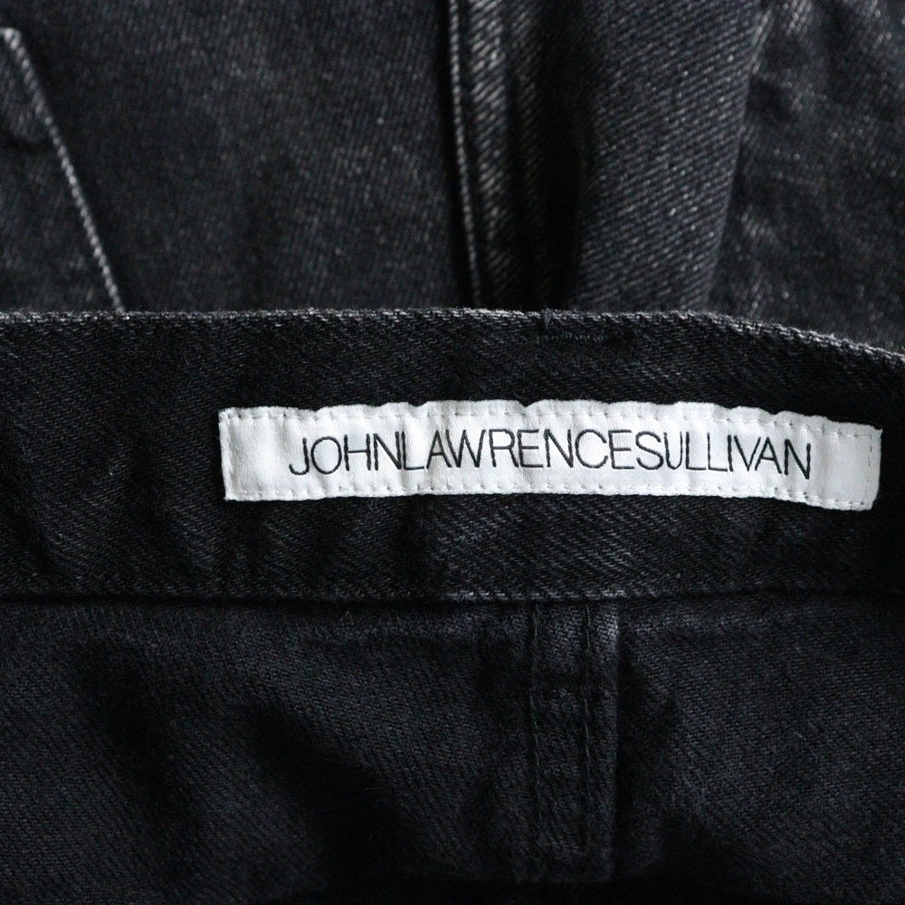 JOHN LAWRENCE SULLIVAN(ジョンローレンスサリバン) WASHED OVERSIZED DENIM PANTS ウォッシュド オーバーサイズ デニムパンツ ブラック 2A010-0325-22