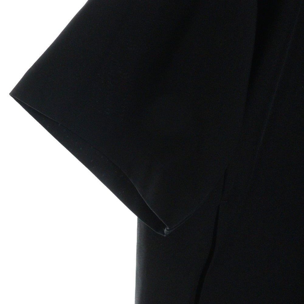 OAMC(オーエーエムシー) 24SS ZIP OVERSIZE SHIRT ジップ オーバーサイズ 半袖シャツ ブラック 24E28OAU23