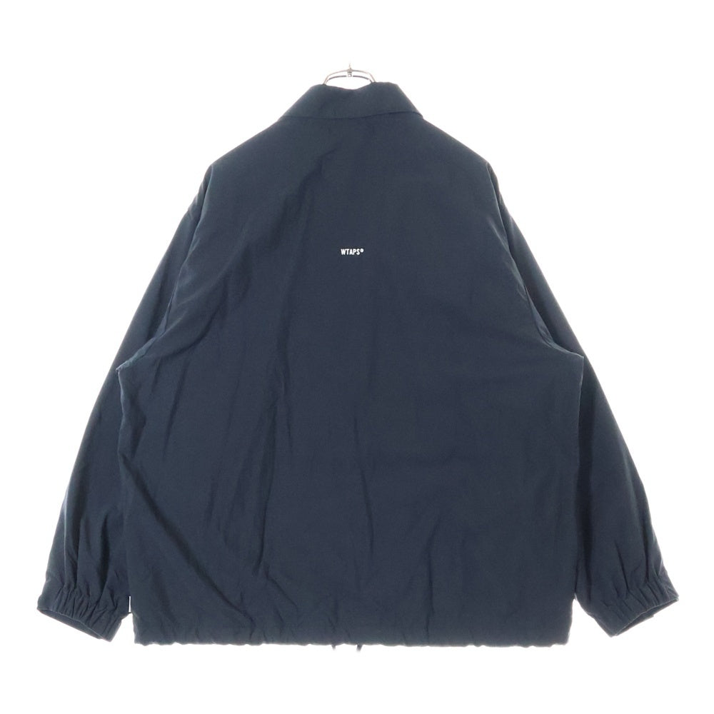 WTAPS(ダブルタップス) 23AW CHIEF JACKET NYLON WEATHER SIGN ナイロン ウェザー チーフ コーチジャケット ブラック 232TQDT-JKM01