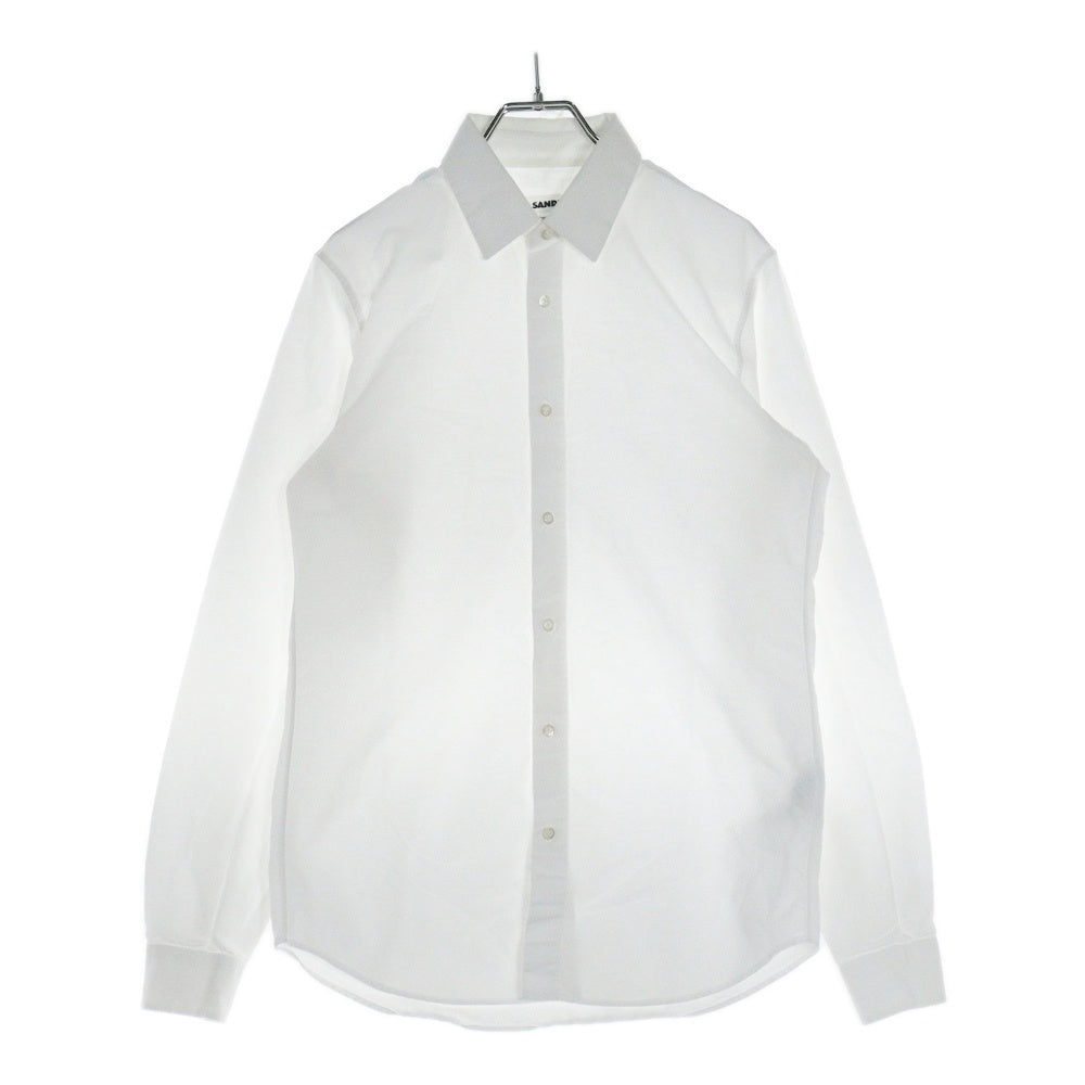 JIL SANDER(ジルサンダー) レギュラーカラー コットン 長袖シャツ ホワイト JSUN740226 MN244100