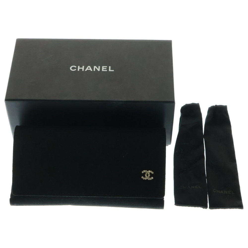 CHANEL(シャネル) 71709A チェーンモチーフフレーム アセテート スクエア シェイプ アイウェア サングラス メガネ 眼鏡 ブラック/ゴールド レディース