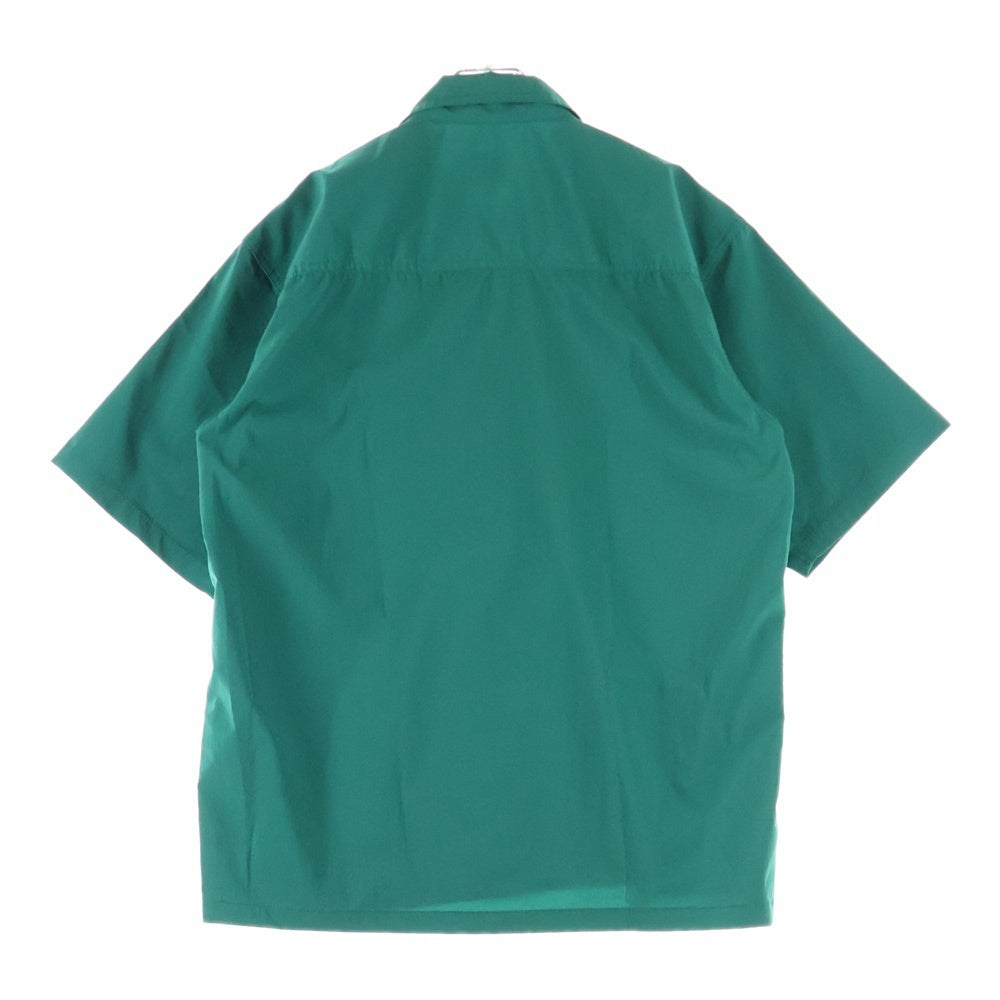 THE NORTH FACE(ザノースフェイス) S/S TRIP FIELD SHIRTS トリップフィールド ナイロン スナップボタン 半袖シャツ グリーン NR22551
