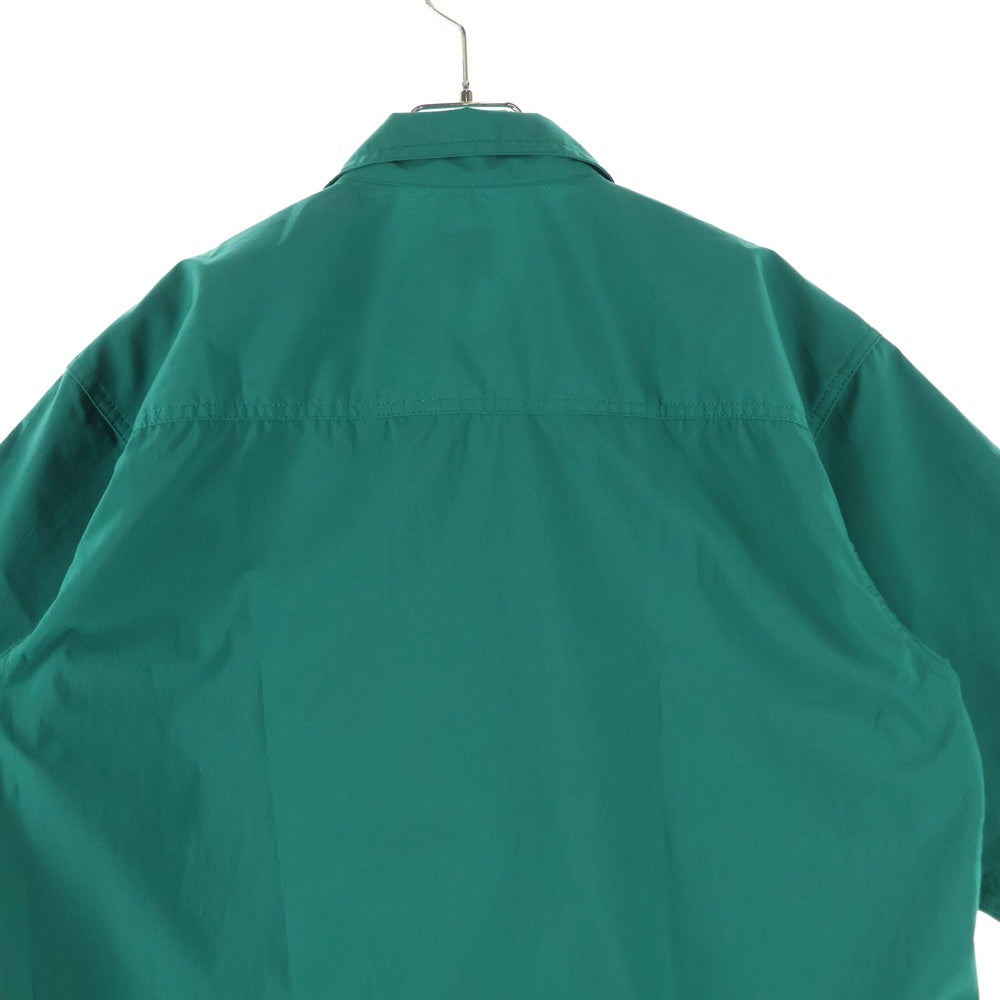 THE NORTH FACE(ザノースフェイス) S/S TRIP FIELD SHIRTS トリップフィールド ナイロン スナップボタン 半袖シャツ グリーン NR22551
