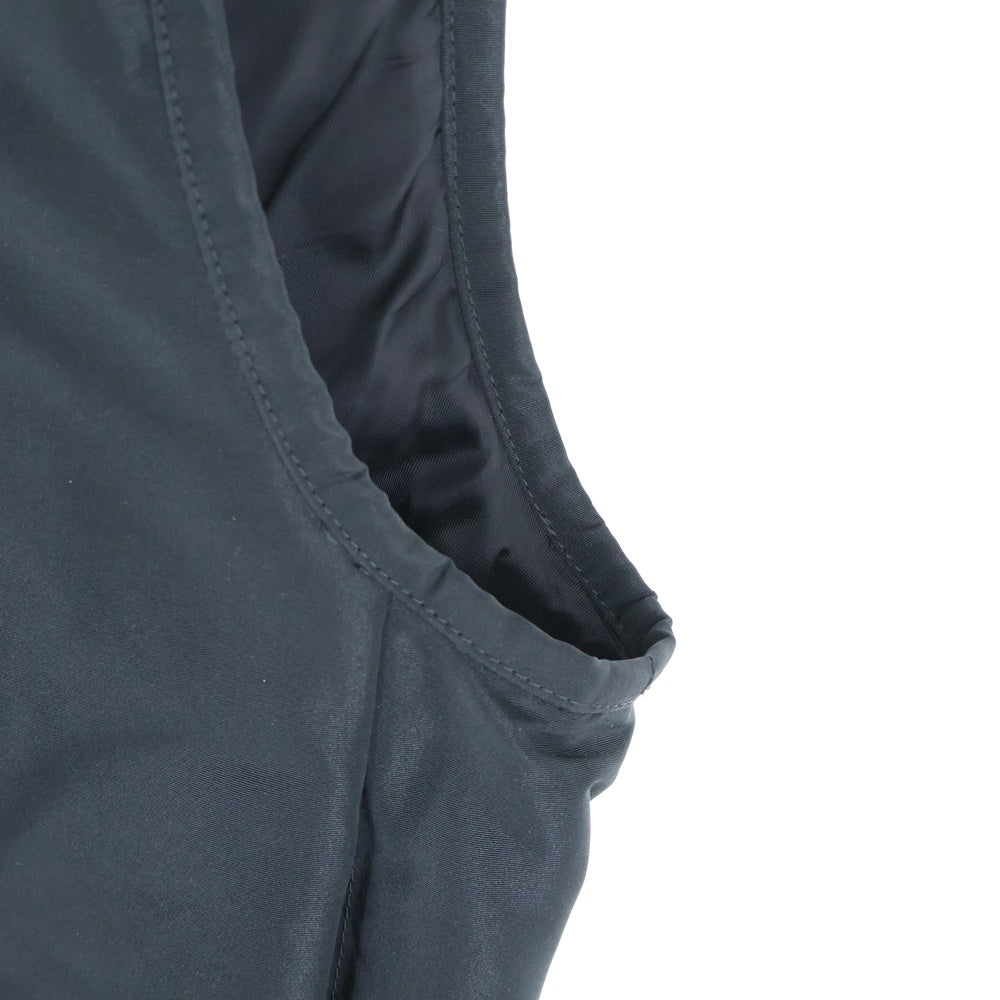 Rick Owens(リックオウエンス) 24SS JUMBO FLIGHT KINETIX FAILLE GILE VEST ジャンボフライト ナイロンジップアップベスト ブラック RU01D3761FK 09
