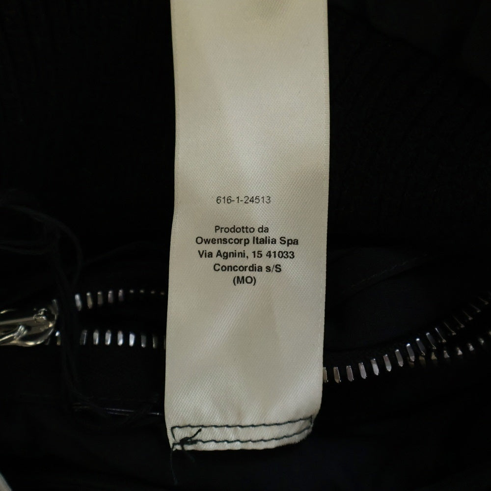 Rick Owens(リックオウエンス) 24SS JUMBO FLIGHT KINETIX FAILLE GILE VEST ジャンボフライト ナイロンジップアップベスト ブラック RU01D3761FK 09