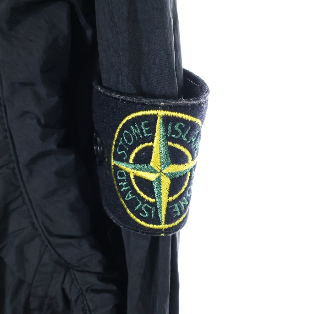 STONE ISLAND(ストーンアイランド) 24SS コンパスパッチ ナイロンメタル ジップアップ ジャケット ブラック 801510522