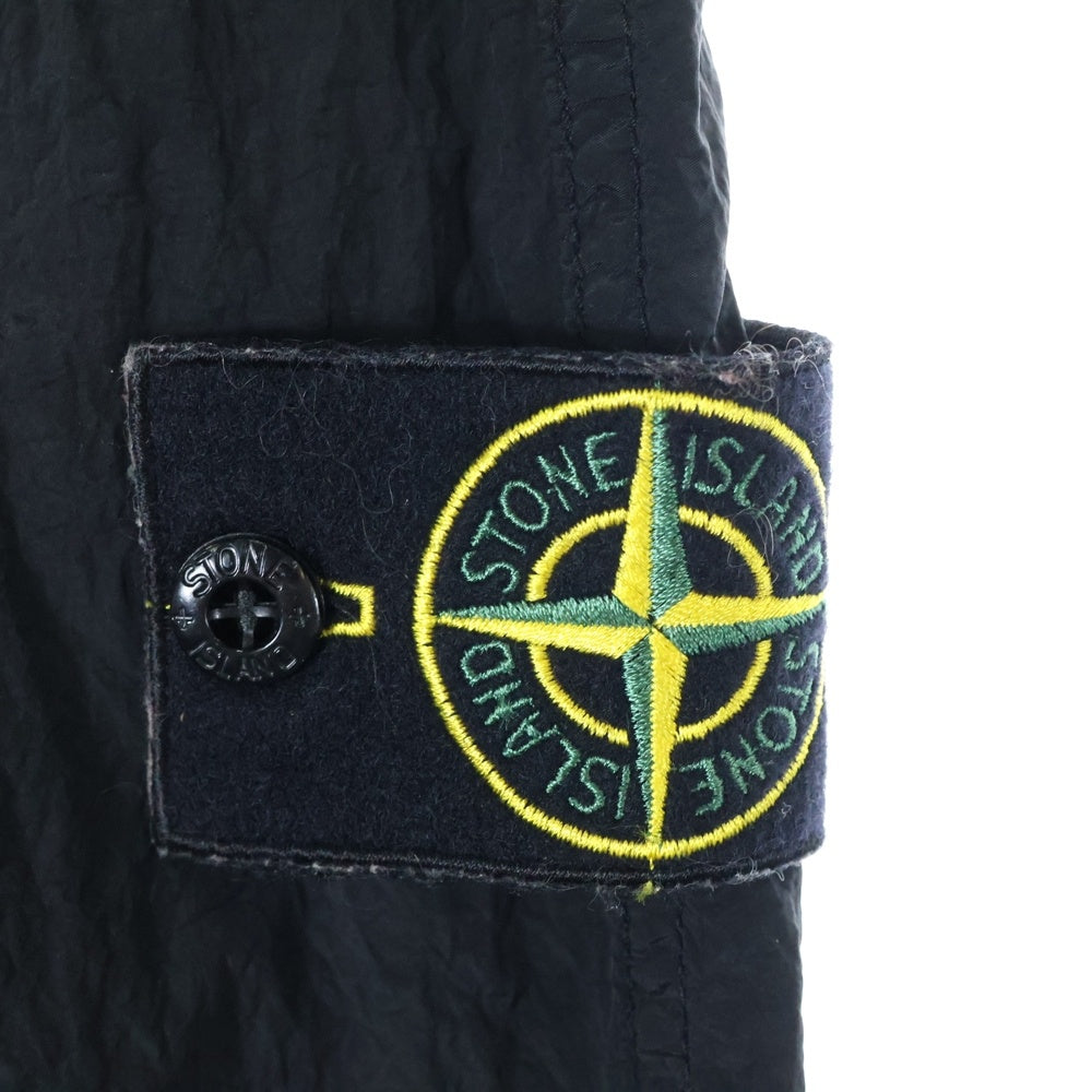 STONE ISLAND(ストーンアイランド) 24SS コンパスパッチ ナイロンメタル パンツ ブラック 801532519