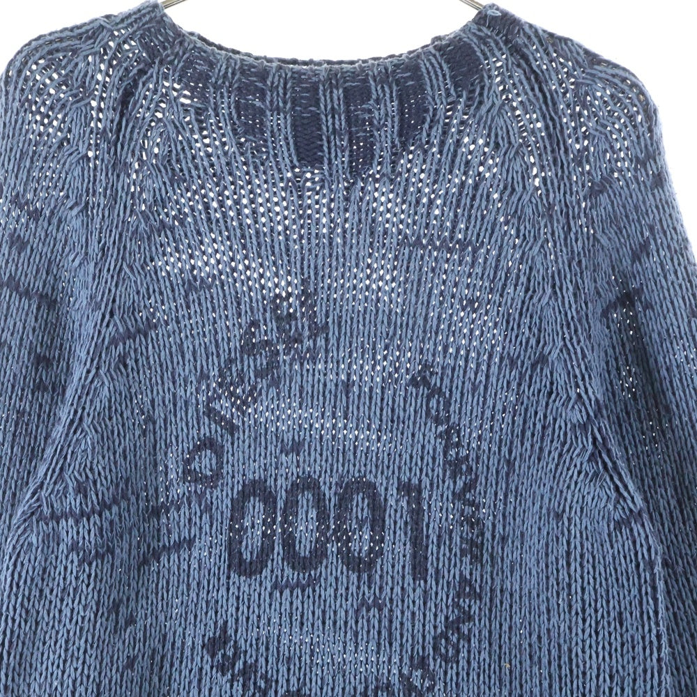 DIESEL(ディーゼル) 00ECAL A0062 ローゲージ ニット カーディガン ブルー/ネイビー
