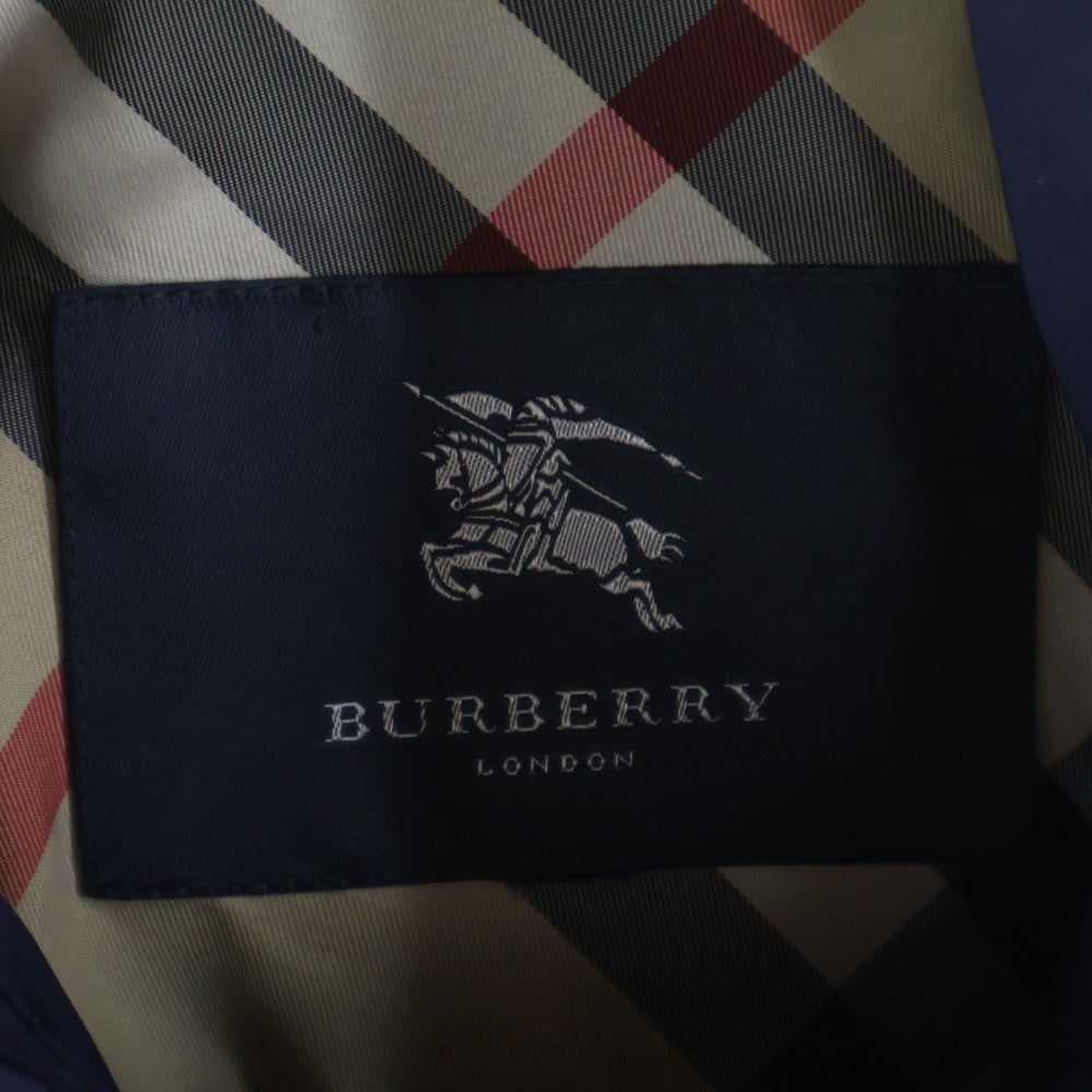 BURBERRY LONDON(バーバリーロンドン) ポリエステル メッシュ トレンチコート レディース ネイビー B2A20-125-28