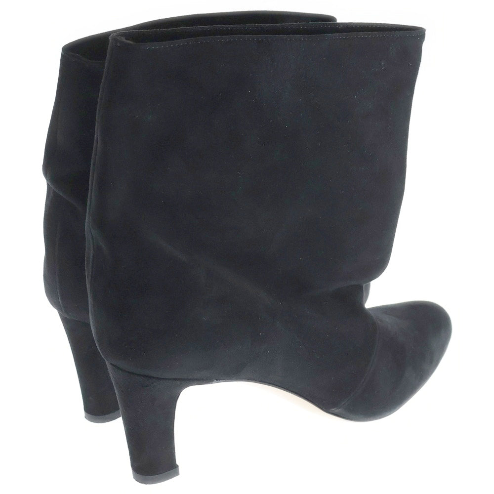 NEBULONIE(ネブローニ) SUEDE SHORT BOOTS スウェード ショートブーツ ブラック レディース