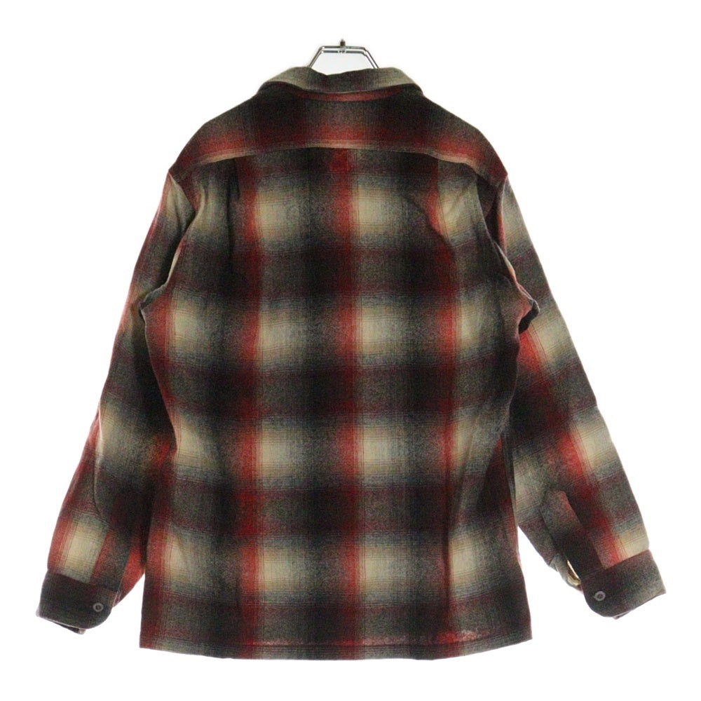 PENDLETON(ペンドルトン) 70S VINTAGE タータンチェック ウール ヴィンテージ 長袖シャツ レッド