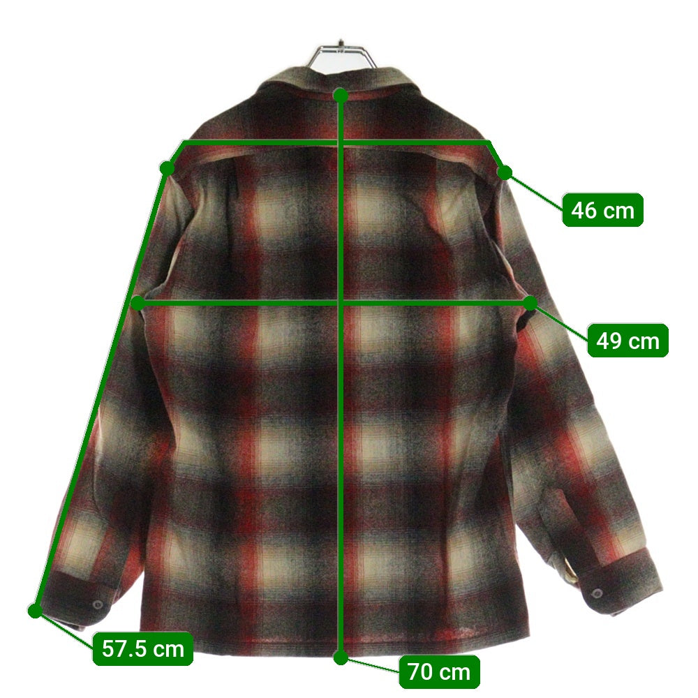 PENDLETON(ペンドルトン) 70S VINTAGE タータンチェック ウール ヴィンテージ 長袖シャツ レッド