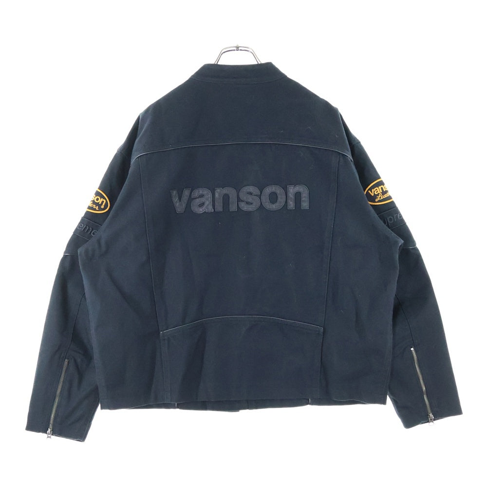 SUPREME(シュプリーム) 25SS ×Vanson Leathers Cordura Cotton Jacket バンソン レザー コーデュラ コットン ジャケット ブラック