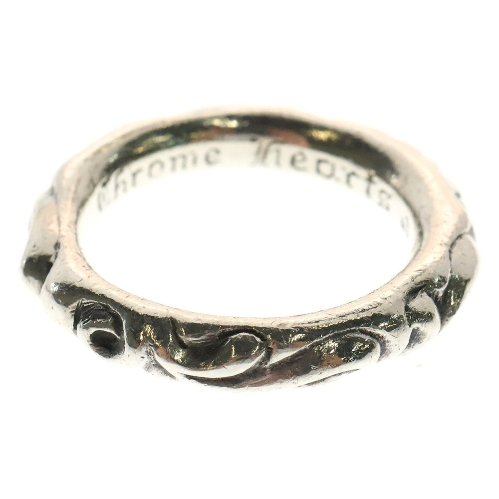 CHROME HEARTS(クロムハーツ) SCRL BAND スクロールバンド リング シルバー BCA351