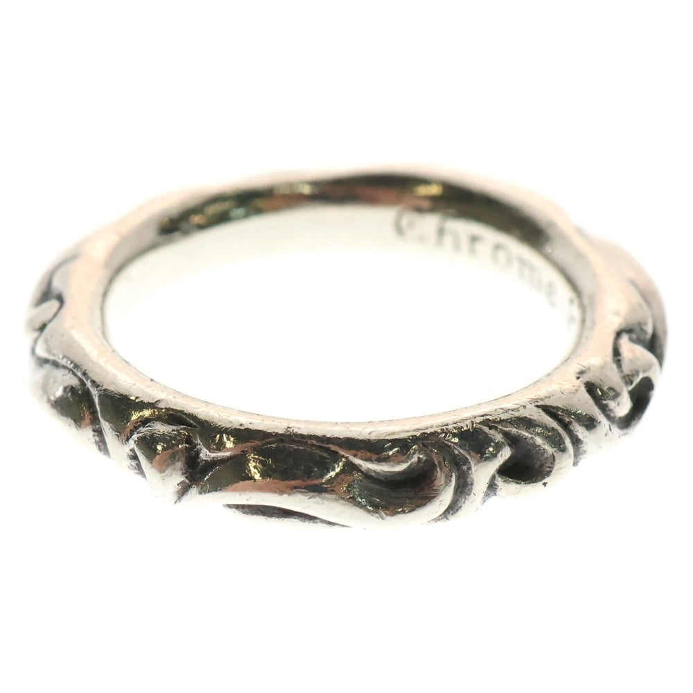CHROME HEARTS(クロムハーツ) SCRL BAND スクロールバンド リング シルバー BCA351