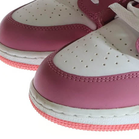 NIKE(ナイキ) GS AIR JORDAN 1 LOW DESERT BERRY WHITE CORAL CHALK エアジョーダン1 ザート ベリー コーラル チョーク ローカットスニーカー レディース 553560-616