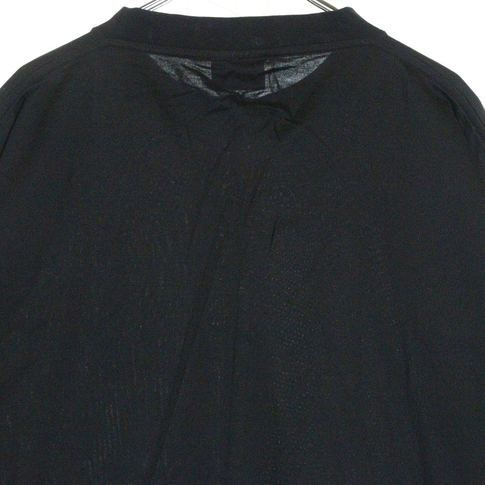 BALENCIAGA(バレンシアガ) オーバーサイズ コットン モックネック カットソー 半袖Tシャツ ブラック 724509 TNVL8