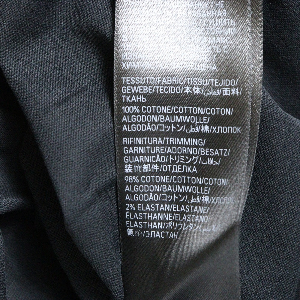 BALENCIAGA(バレンシアガ) オーバーサイズ コットン モックネック カットソー 半袖Tシャツ ブラック 724509 TNVL8