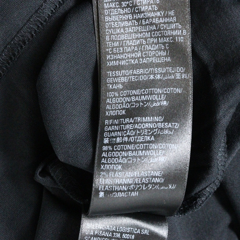 BALENCIAGA(バレンシアガ) オーバーサイズ コットン モックネック カットソー 長袖Tシャツ ブラック 724508 TNVL8