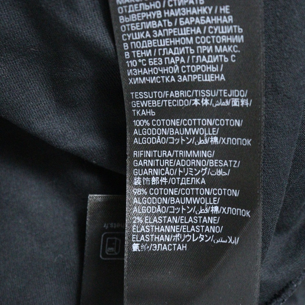 BALENCIAGA(バレンシアガ) オーバーサイズ コットン モックネック カットソー 半袖Tシャツ ブラック 724509 TNVL8