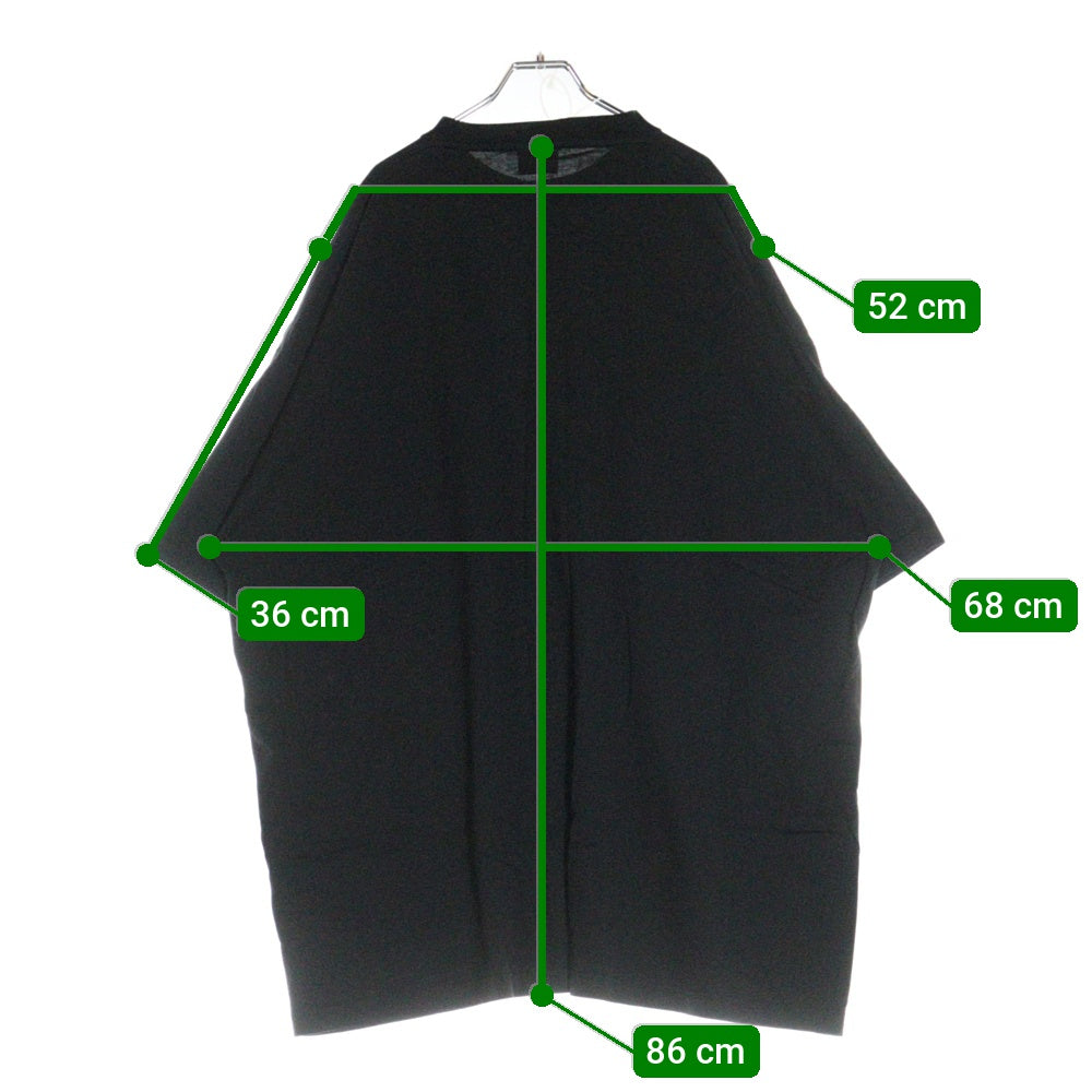 BALENCIAGA(バレンシアガ) オーバーサイズ コットン モックネック カットソー 半袖Tシャツ ブラック 724509 TNVL8