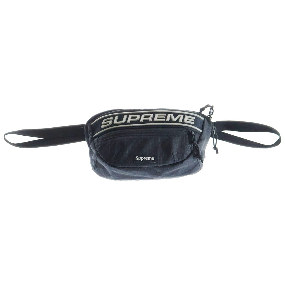 SUPREME(シュプリーム) 23AW Waist Bag 3Dロゴ ウェスト バッグ ポーチ ブラック