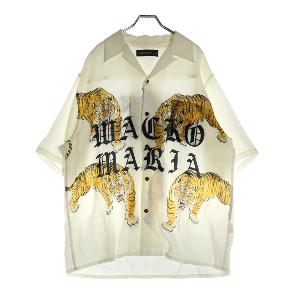 WACKO MARIA(ワコマリア) 25SS TIM LEHI HAWAIIAN SHIRT (TYPE-7) ティム リーハイ ハワイアン テンセル オープンカラー 半袖 シャツ ホワイト 25SS-WMS-HI07