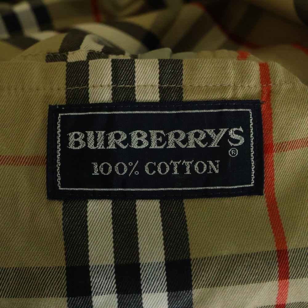 BURBERRYS(バーバリーズ) 裏地ノヴァチェック ステンカラー チェスターコート カーキ