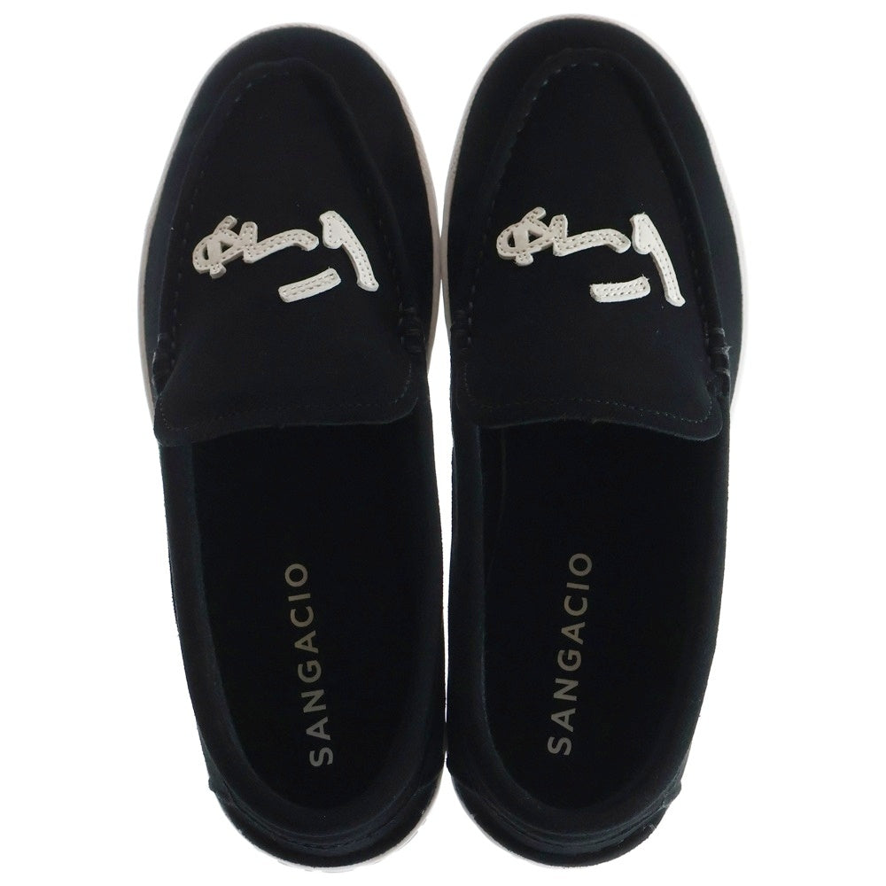 Sangacio(サンガッチョ) LOAFER BLACK にゅ~ず ローファー ローカットスニーカー ブラック US7.5/25.5cm
