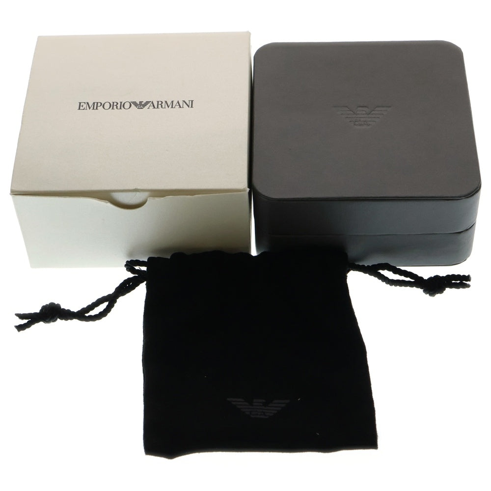 EMPORIO ARMANI(エンポリオアルマーニ) ロゴプレート ボールチェーン ブレスレット シルバー レディース