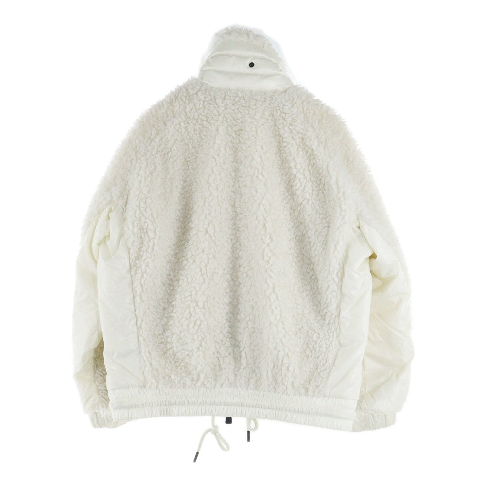 MONCLER(モンクレール) 20AW BOAR FLEECE JACKET ボア フリース ダウンジャケット ホワイト レディース F2088G50300 899A9