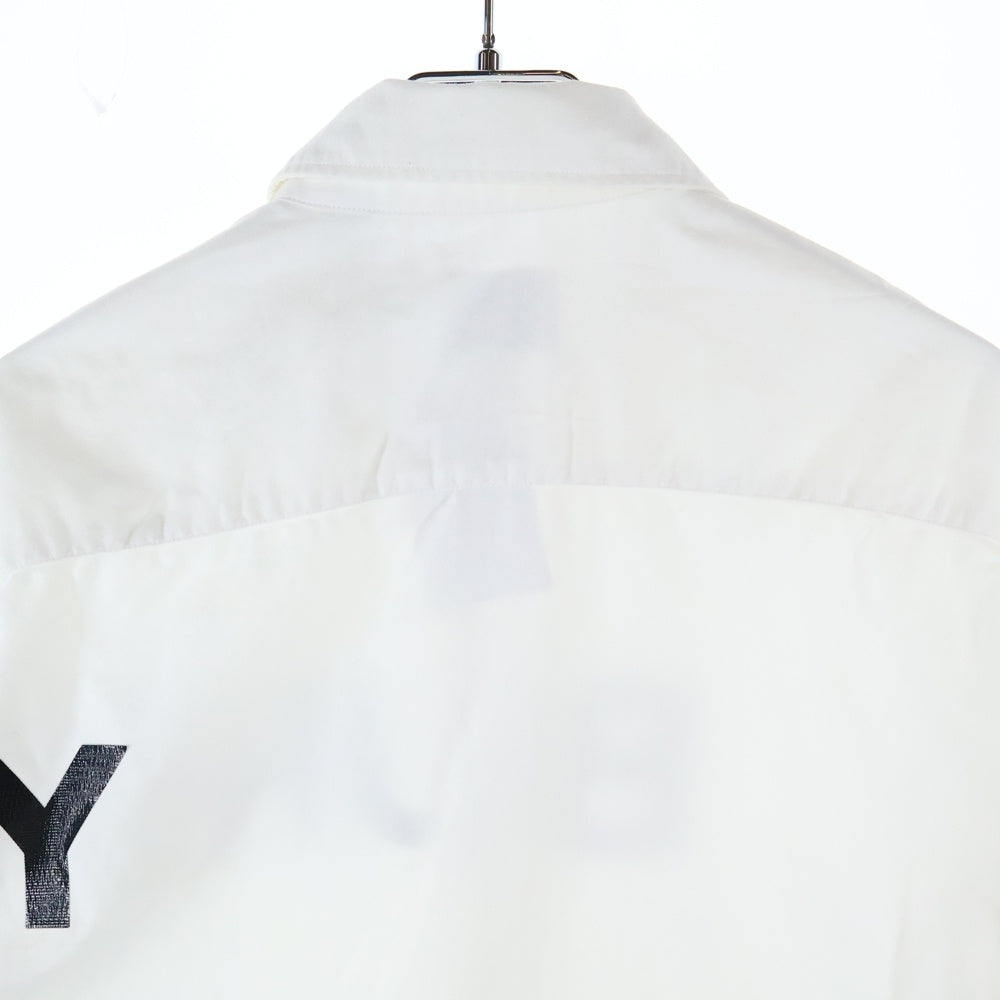 BURBERRY(バーバリー) ホースフェリー ロゴプリント レギュラーカラー 長袖シャツ ホワイト/ブラック 8023776