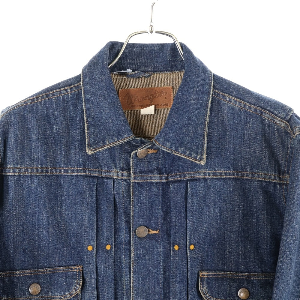 Wrangler(ラングラー) 復刻 111MJ ボタンダウン デニムジャケット インディゴ M4116