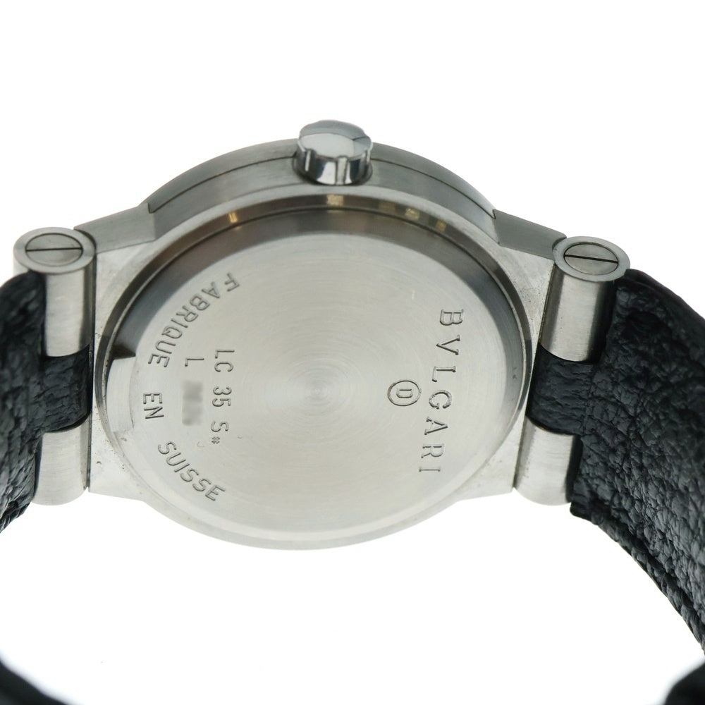 BVLGARI(ブルガリ) ディアゴノ スポーツ デイト 自動巻き 腕時計 シルバー/ブラック LC35S