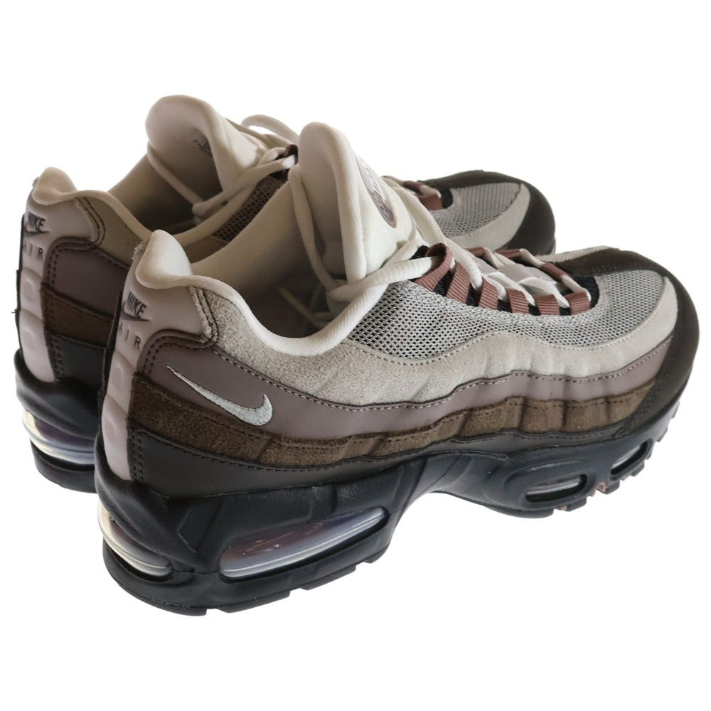 NIKE(ナイキ) WMNS AIR MAX 95 Big Bubble Velvet Brown ウィメンズ エアマックス 95 ビッグバブル ローカットスニーカー グレー/ブラウン US9/26cm IB6396-200