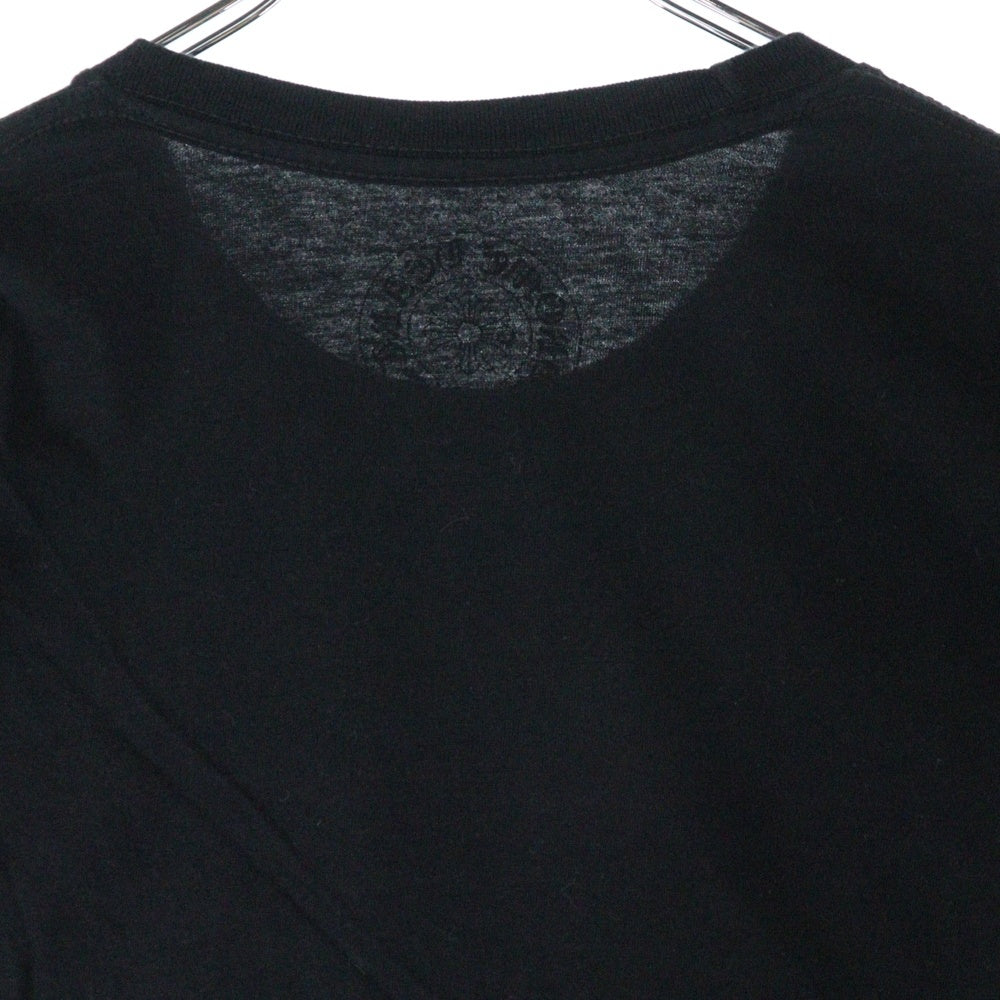 CHROME HEARTS(クロムハーツ) VINE DGR LS TEE ヴァインダガー ポケット クルーネック半袖Tシャツ カットソー ブラック/イエロー